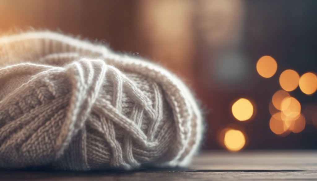 Knitting a Stylish Woolen Scarf