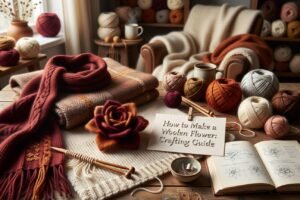 How to Make a Woolen Flower: Crafting Guide