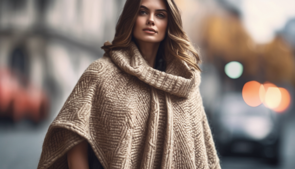 Stylish Layers: Woolen Ponchos and Capes for Women