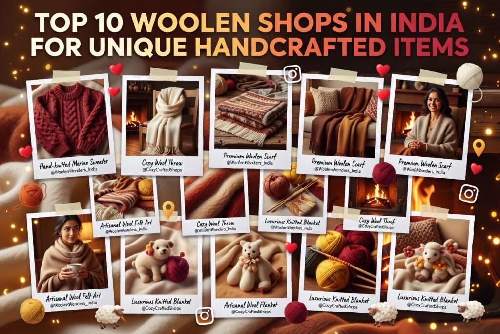 Top 10 Woolen Shops in India for Unique Handcrafted Items