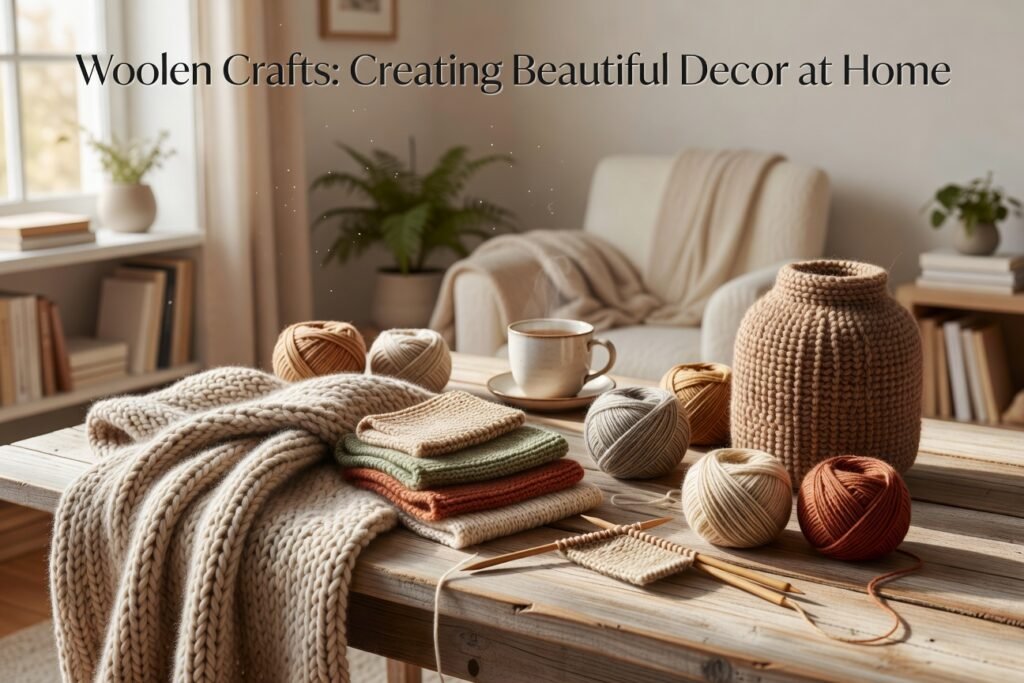 Woolen Crafts: Creating Beautiful Decor at Home