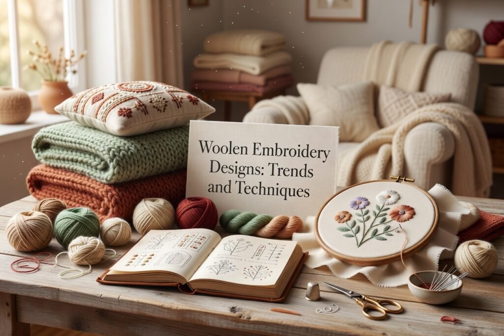 Woolen Embroidery Designs: Trends and Techniques
