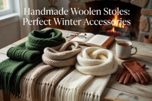 Handmade Woolen Stoles: Perfect Winter Accessories