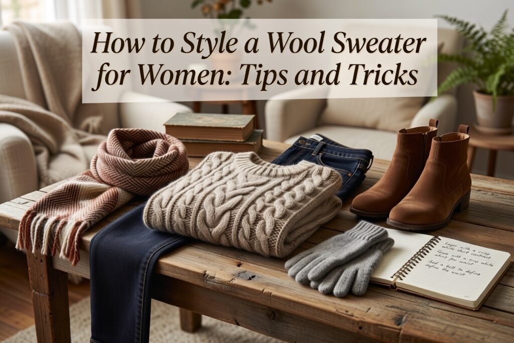 How to Style a Wool Sweater for Women: Tips and Tricks