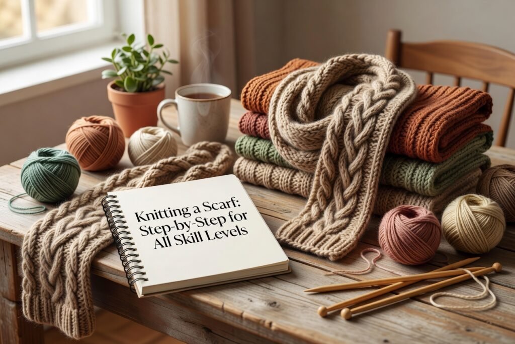 Knitting a Scarf: Step-by-Step for All Skill Levels